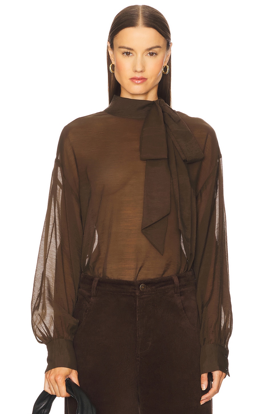 Steve Madden Sutton Top in Dark Espresso