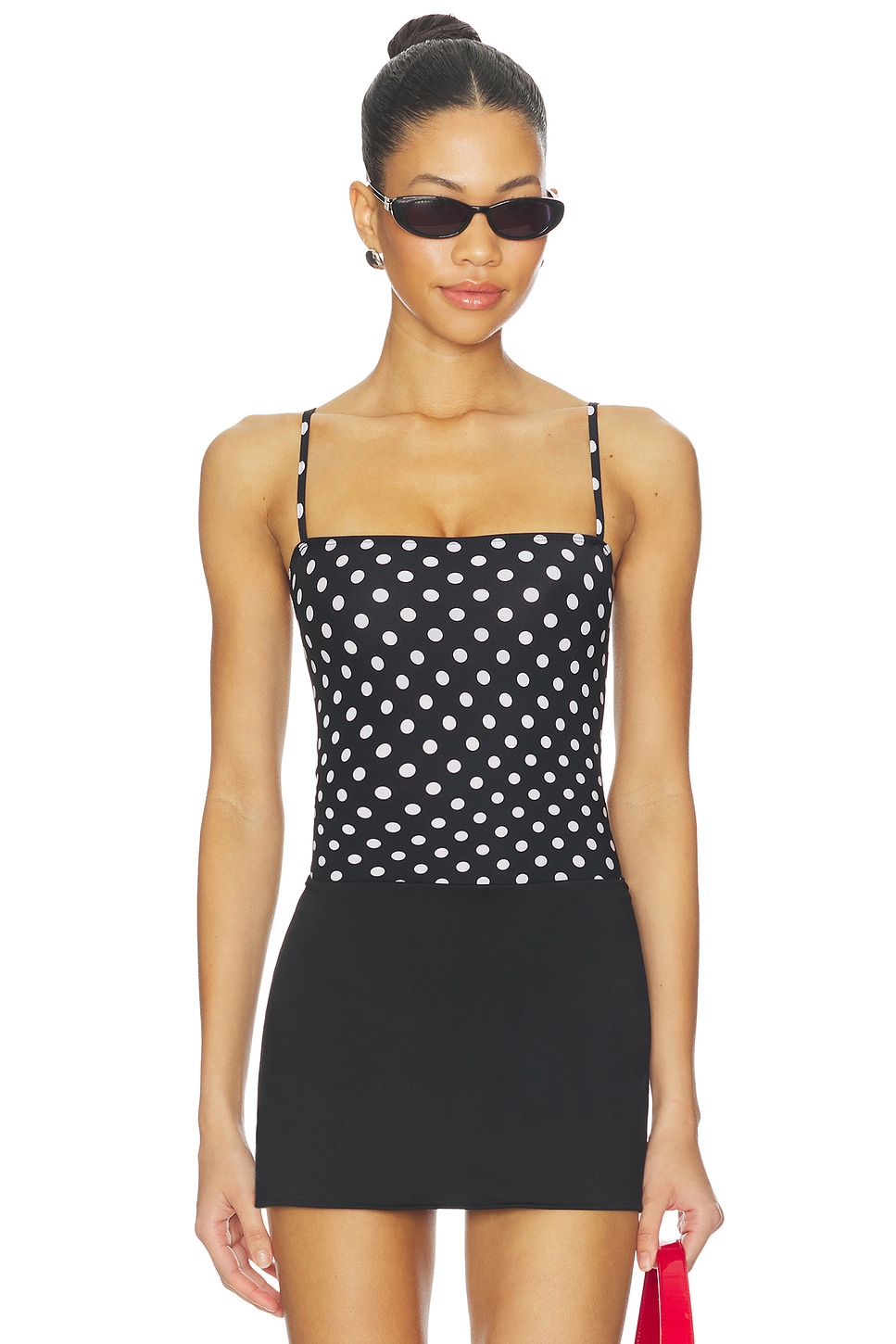 Commando Classic Camisole Top in Polka Dot
