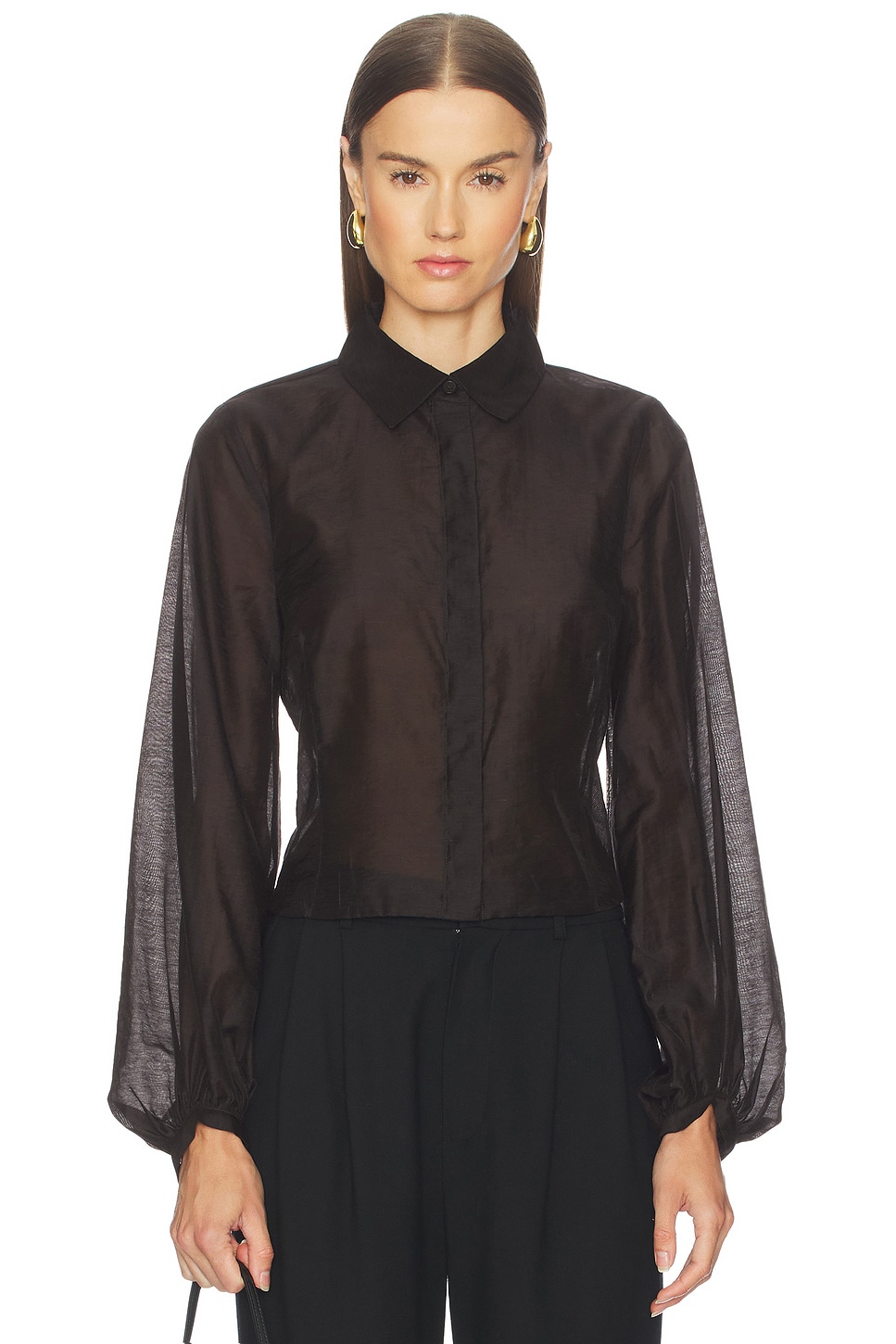 L'Academie Tya Top in Black
