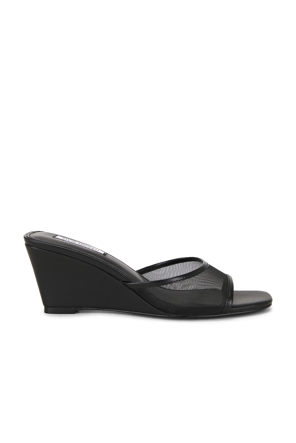 Steve Madden Seleste Sandal in Black Mesh