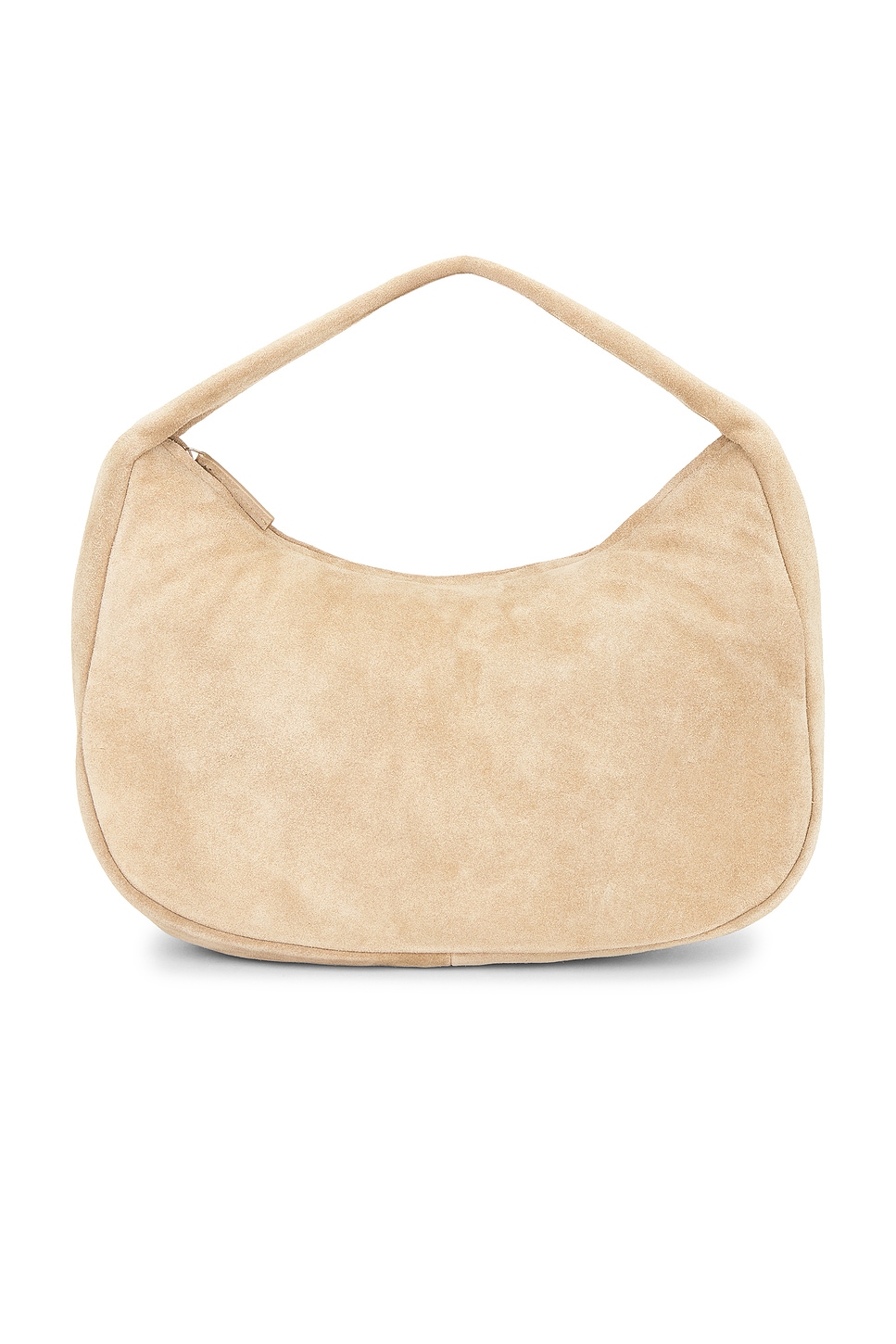St. Agni Suede Large Bon Bon Bag in Rock