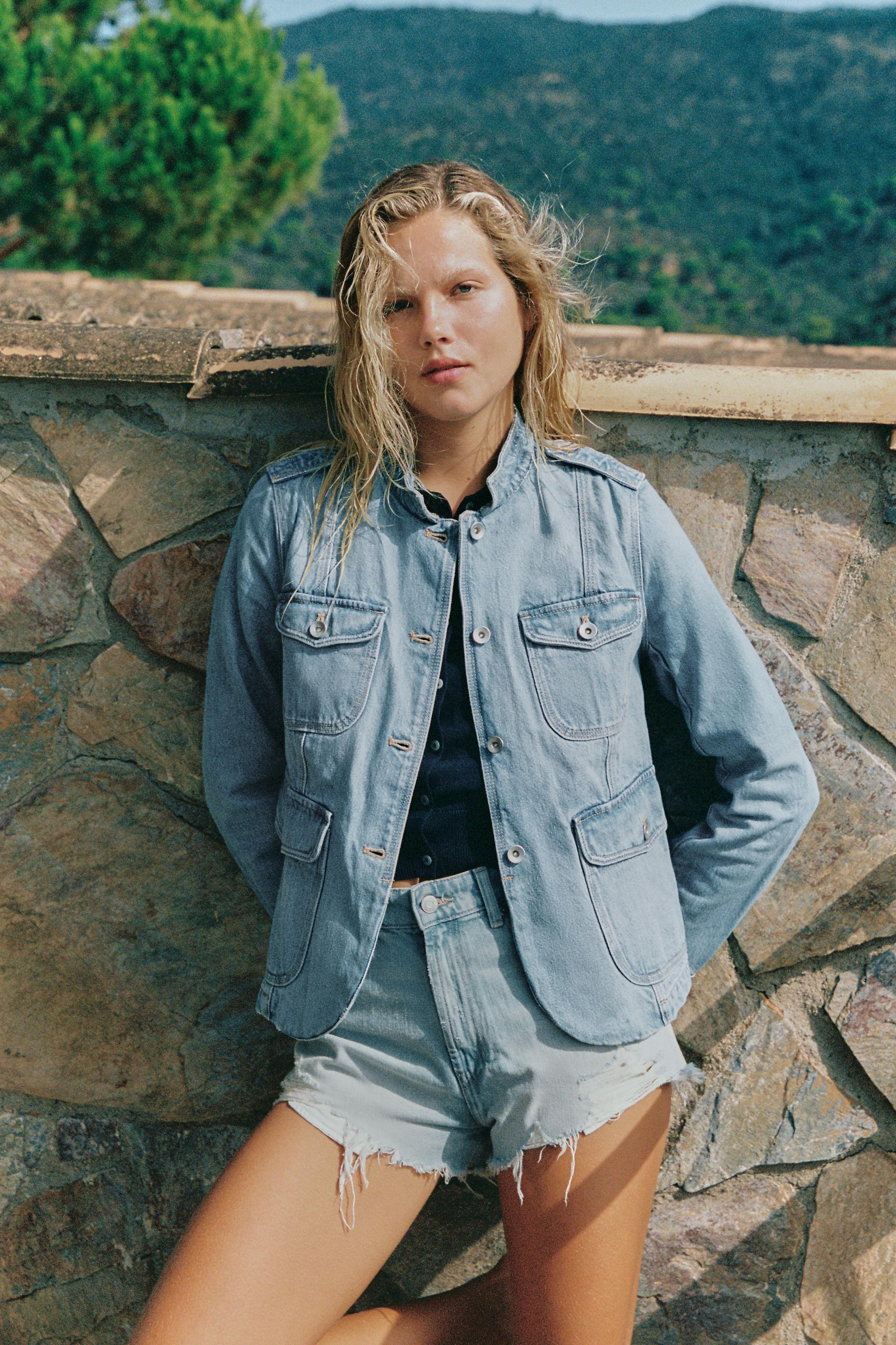 TRF POCKET DENIM JACKET