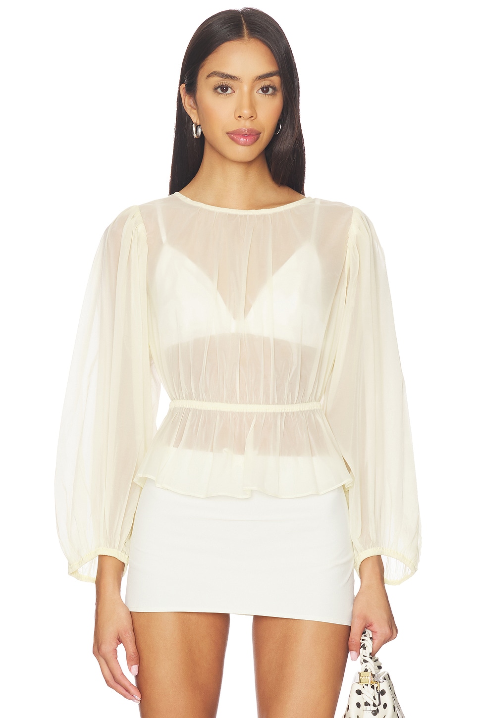 ASTR the Label Amie Top in Lemon