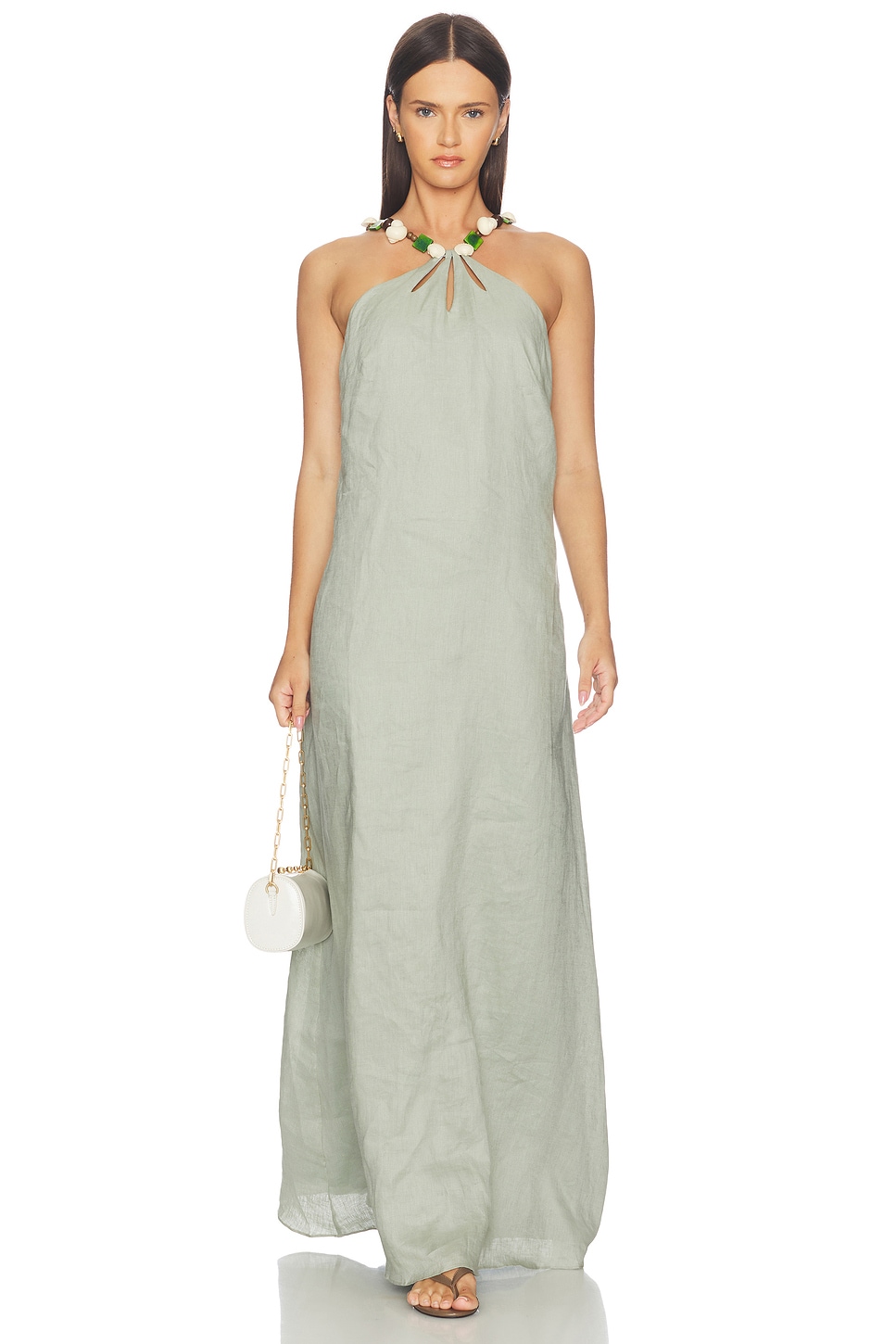 AZULU Dakota Dress in Seafoam Green
