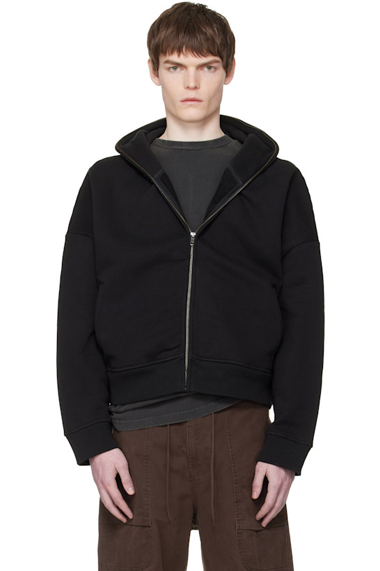 Black Eternal Zip Hoodie