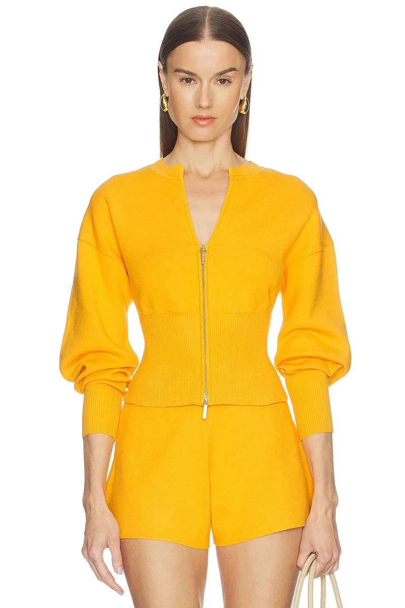 Cult Gaia Monroe Sweater in Marigold