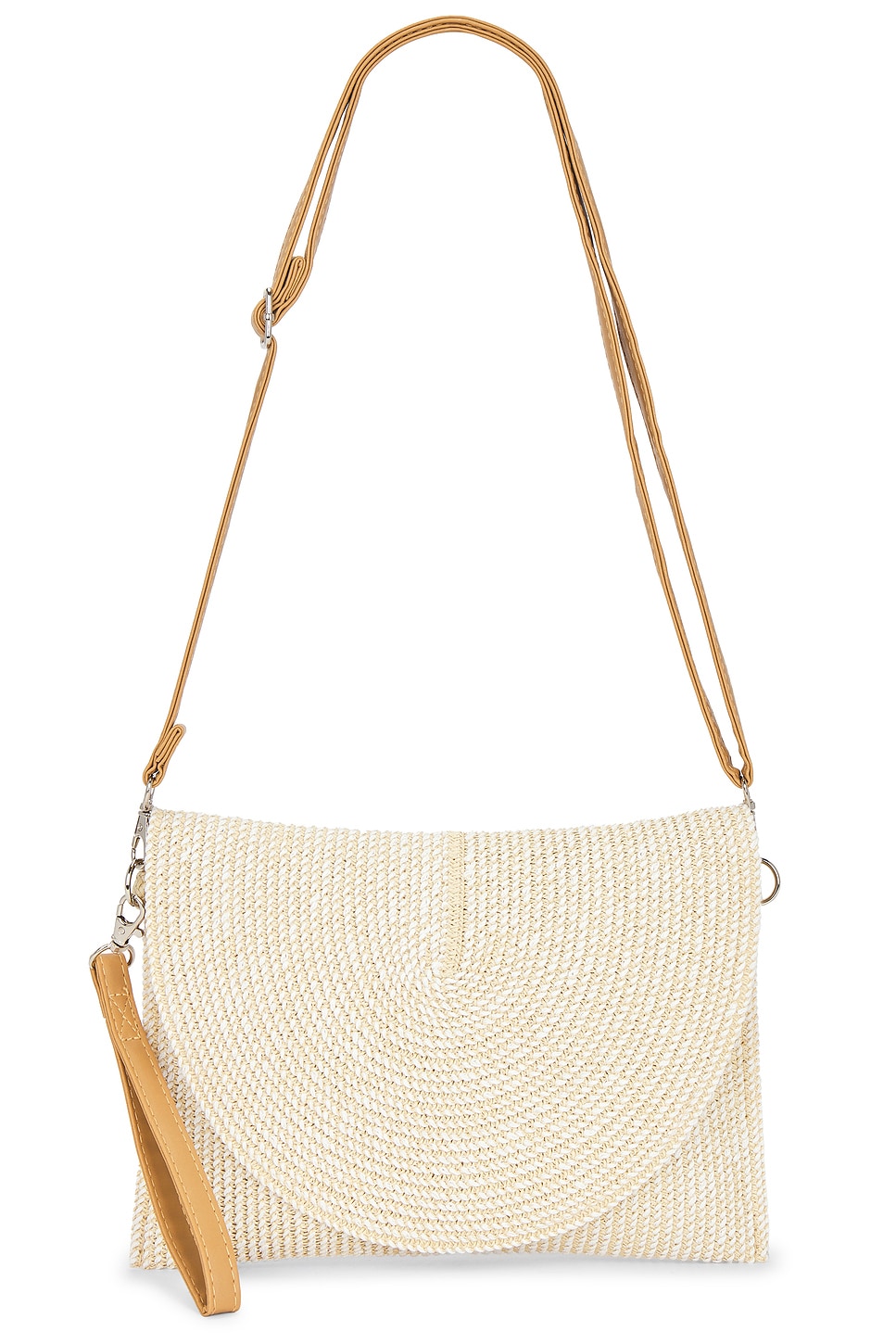 8 Other Reasons POCHETTE WOVEN CLUTCH BAG in Ivory
