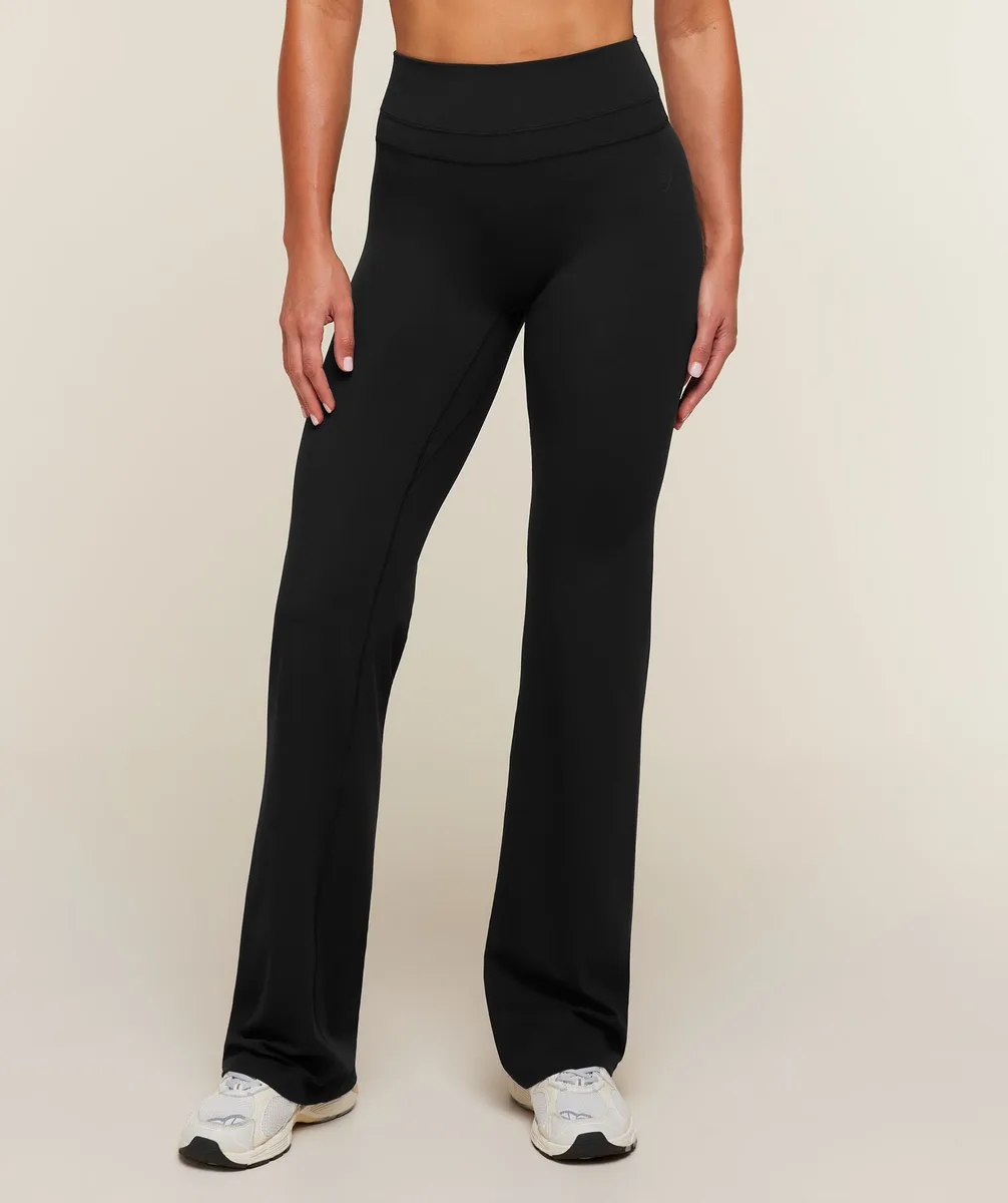 Gymshark Whitney High-Rise Flare Leggings Regular - Black