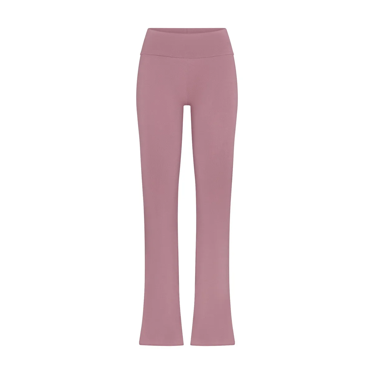 COTTON JERSEY FOLDOVER PANT | MUTED MAUVE