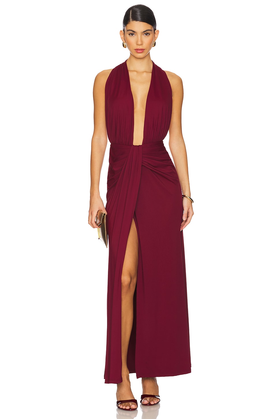 SNDYS Cantarios Dress in Maroon
