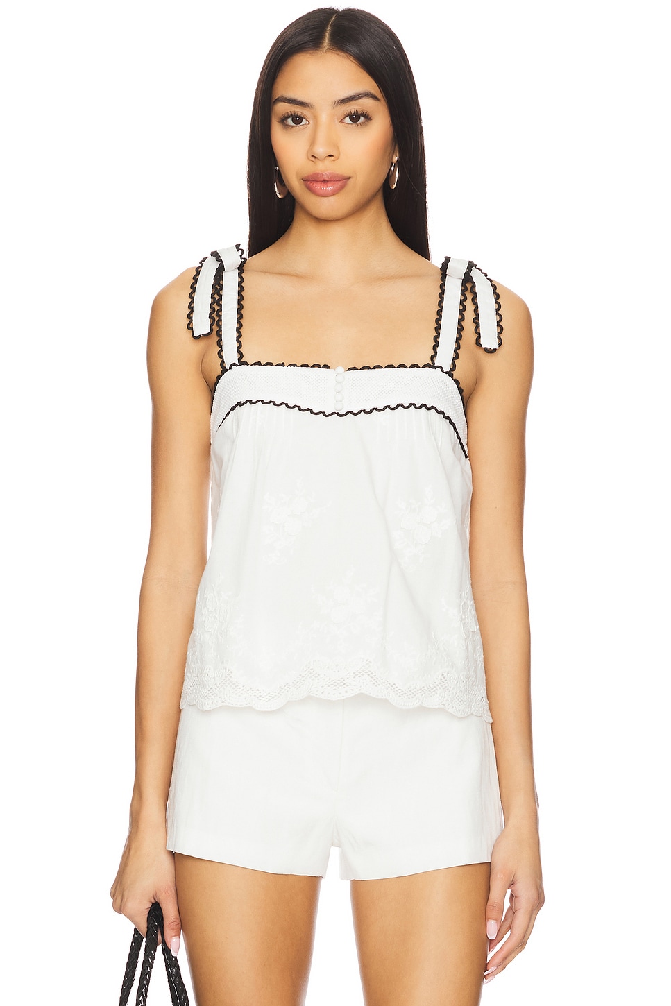 HEARTLOOM Miena Top in Eggshell