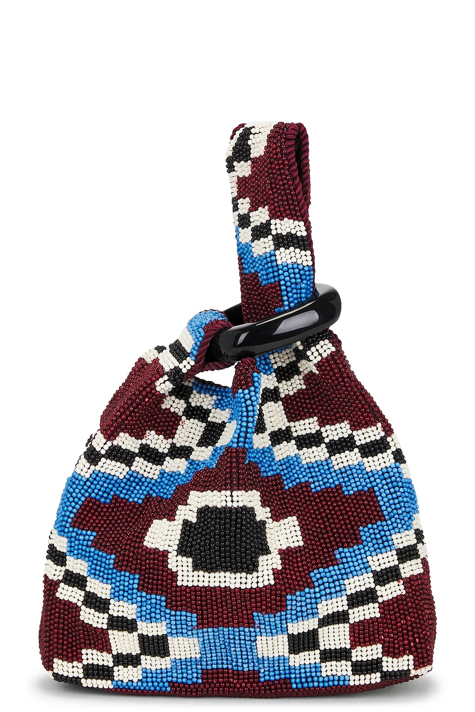 Veronica Beard BEADED SWING BAG 串珠摇摆包 in Wine