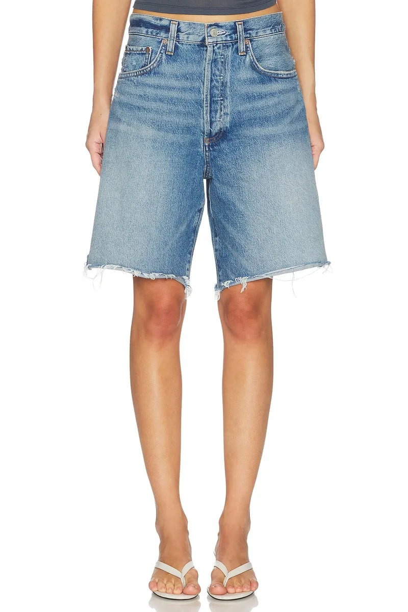 AGOLDE Indra Short Hip Slung Baggy in Journal