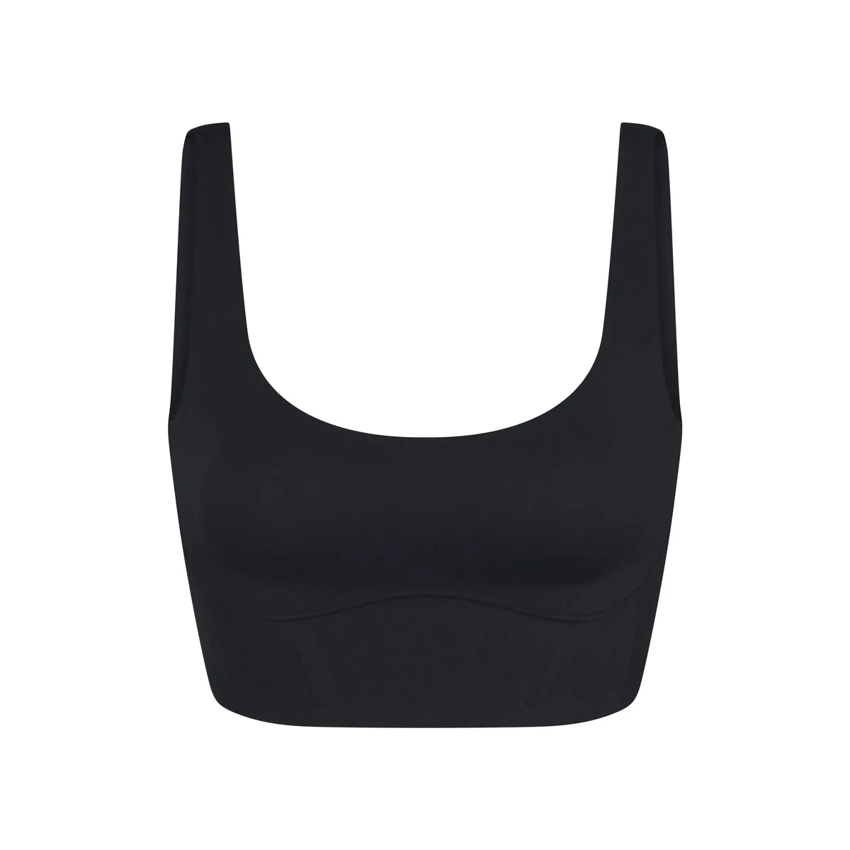 NikeSKIMS MATTE LONGLINE CORSET BRA | OBSIDIAN