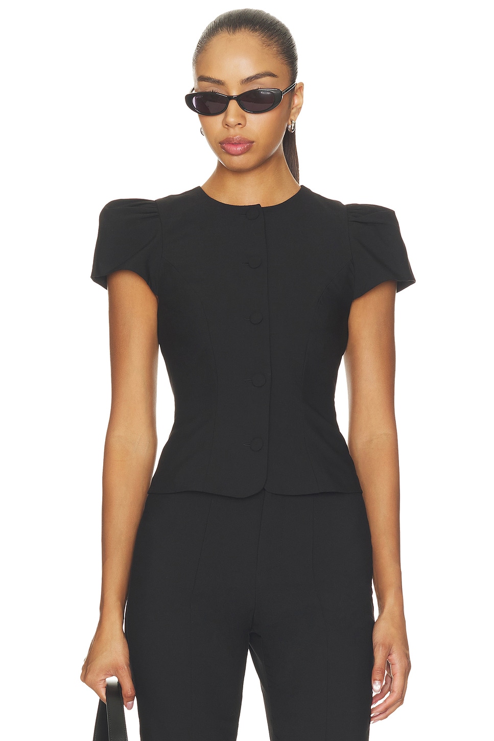 MORE TO COME Lianna Top in Black