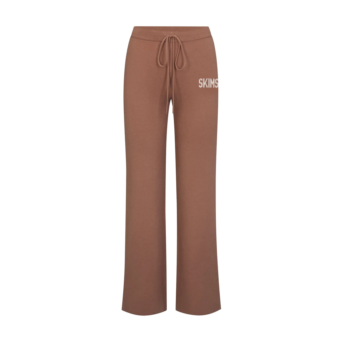 SWEATER KNIT LOGO PANT | SIENNA EGRET