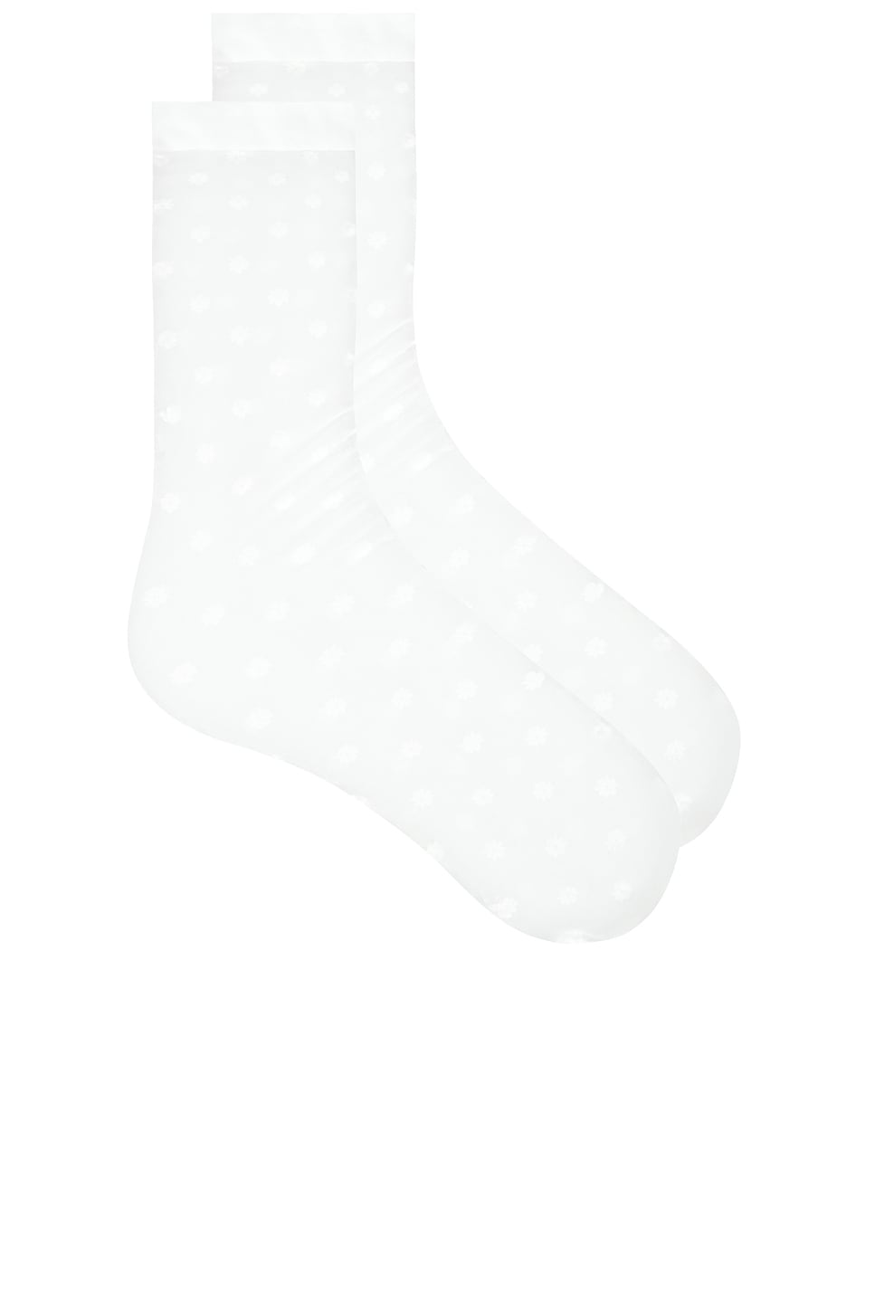 Wolford Daisy Socks in White