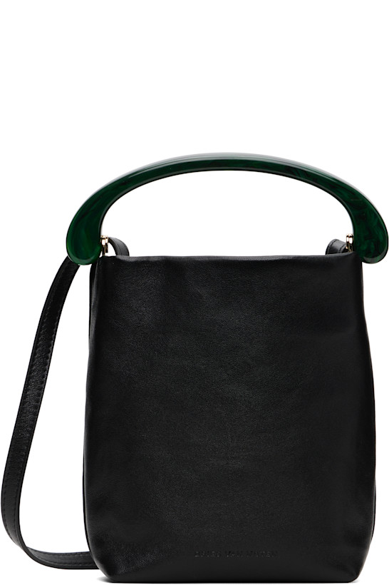 Black Micro Leather Bag