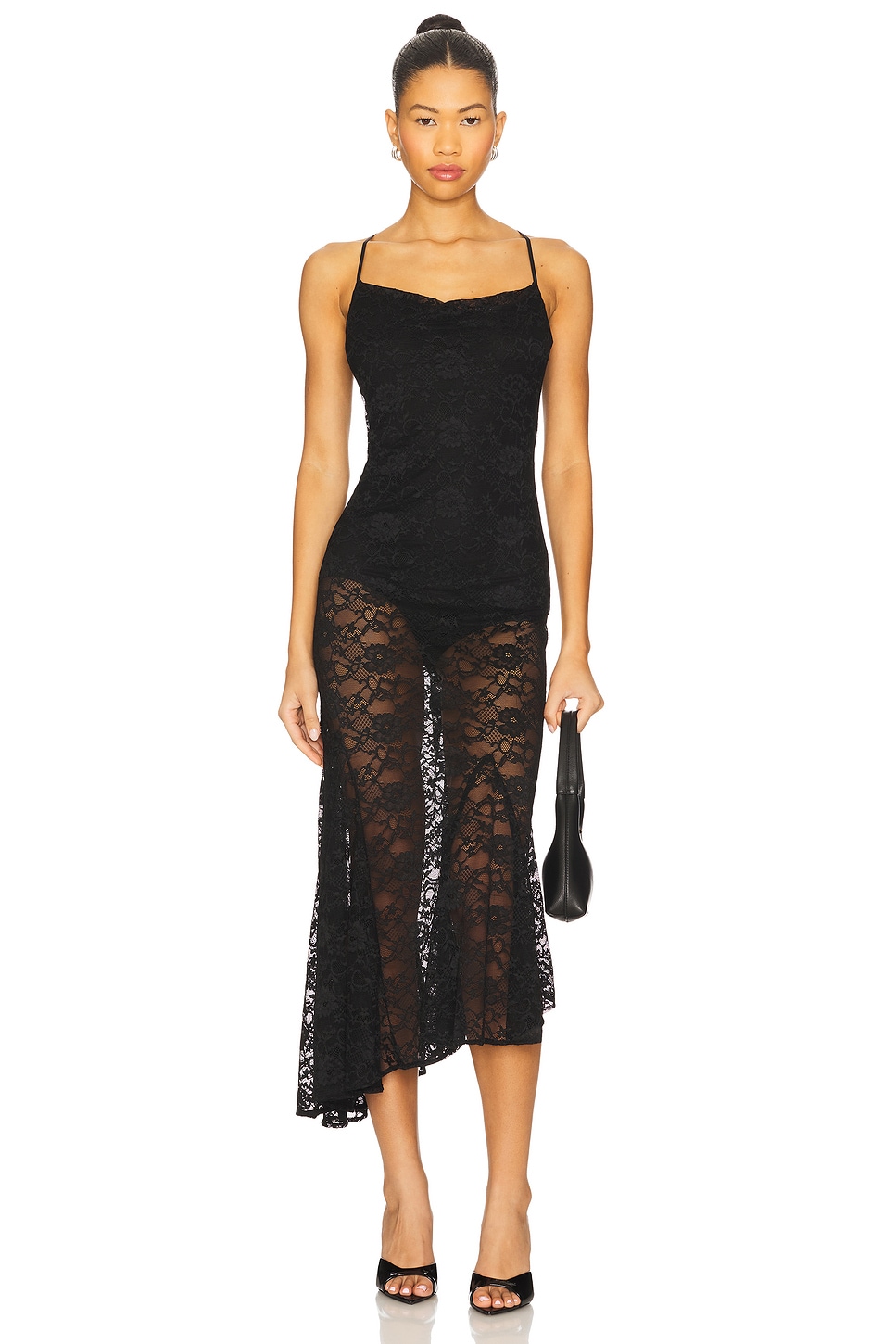 Steve Madden Louisa Dress in Black Onyx