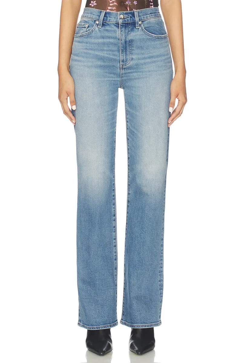 PISTOLA Evie High Rise Slim Boot Jeans in Illusion
