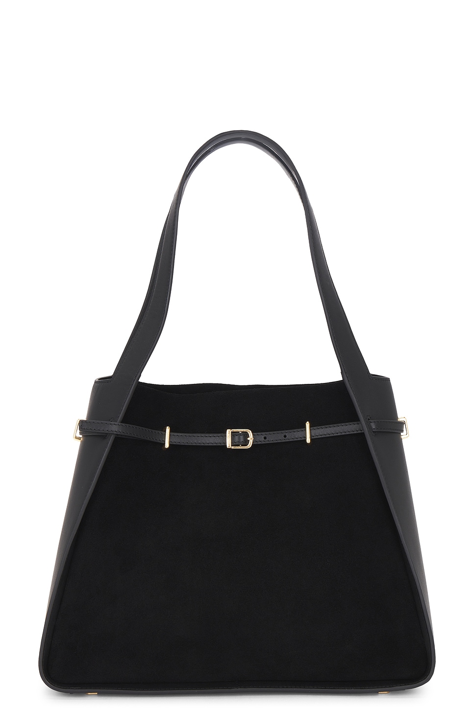 SIMKHAI Cleo Suede Tote Bag in Black