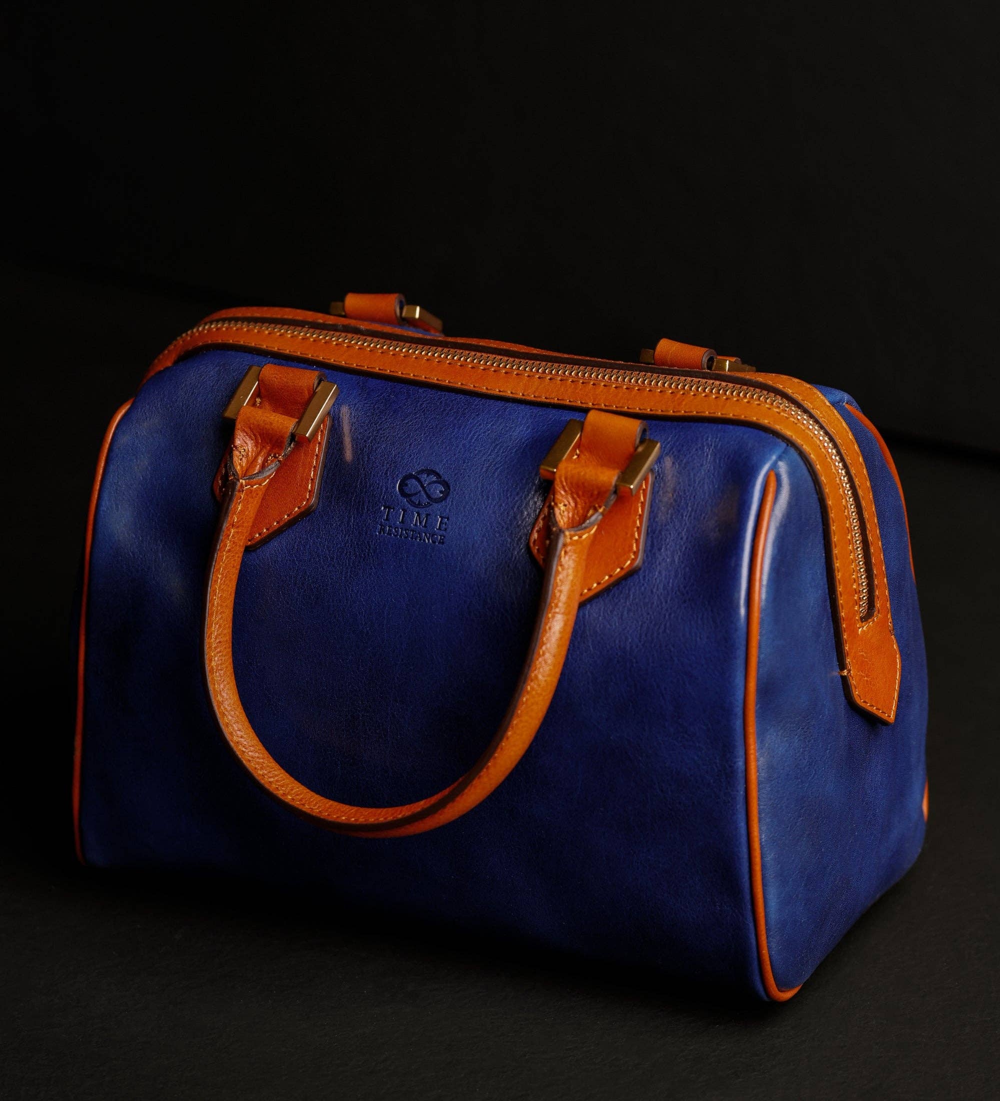 Leather Barrel Bag - Image 6