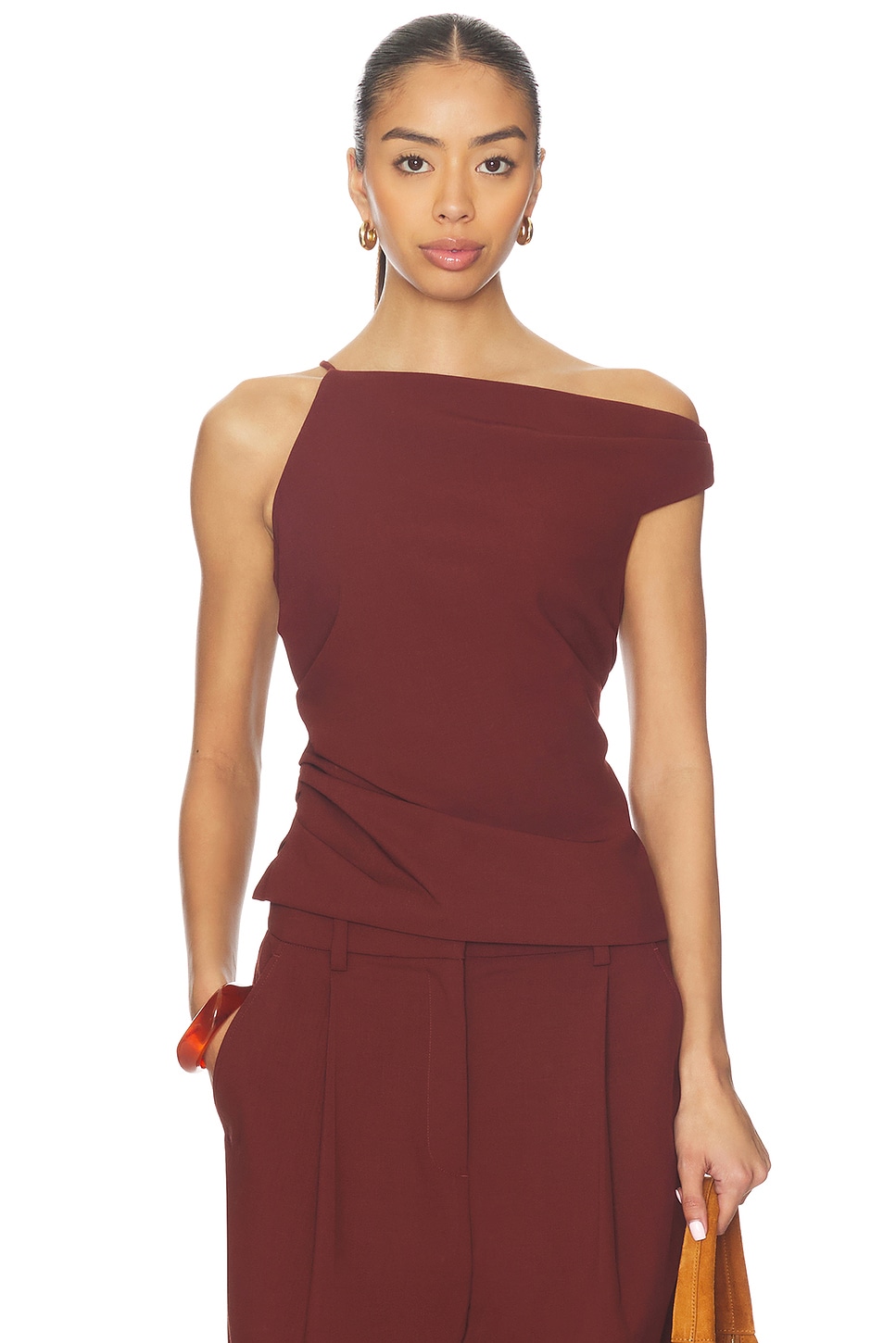 A.L.C. Leia Top in Rust