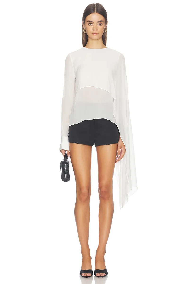 NICHOLAS Flavia Top in Pearl