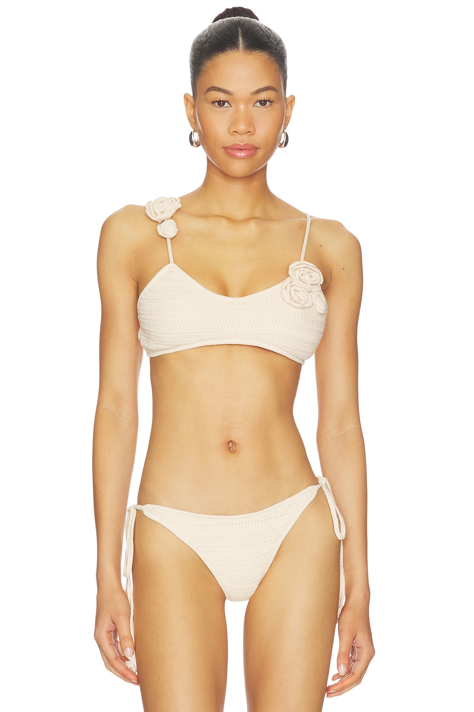 DEVON WINDSOR Adrienne Top in Vanilla