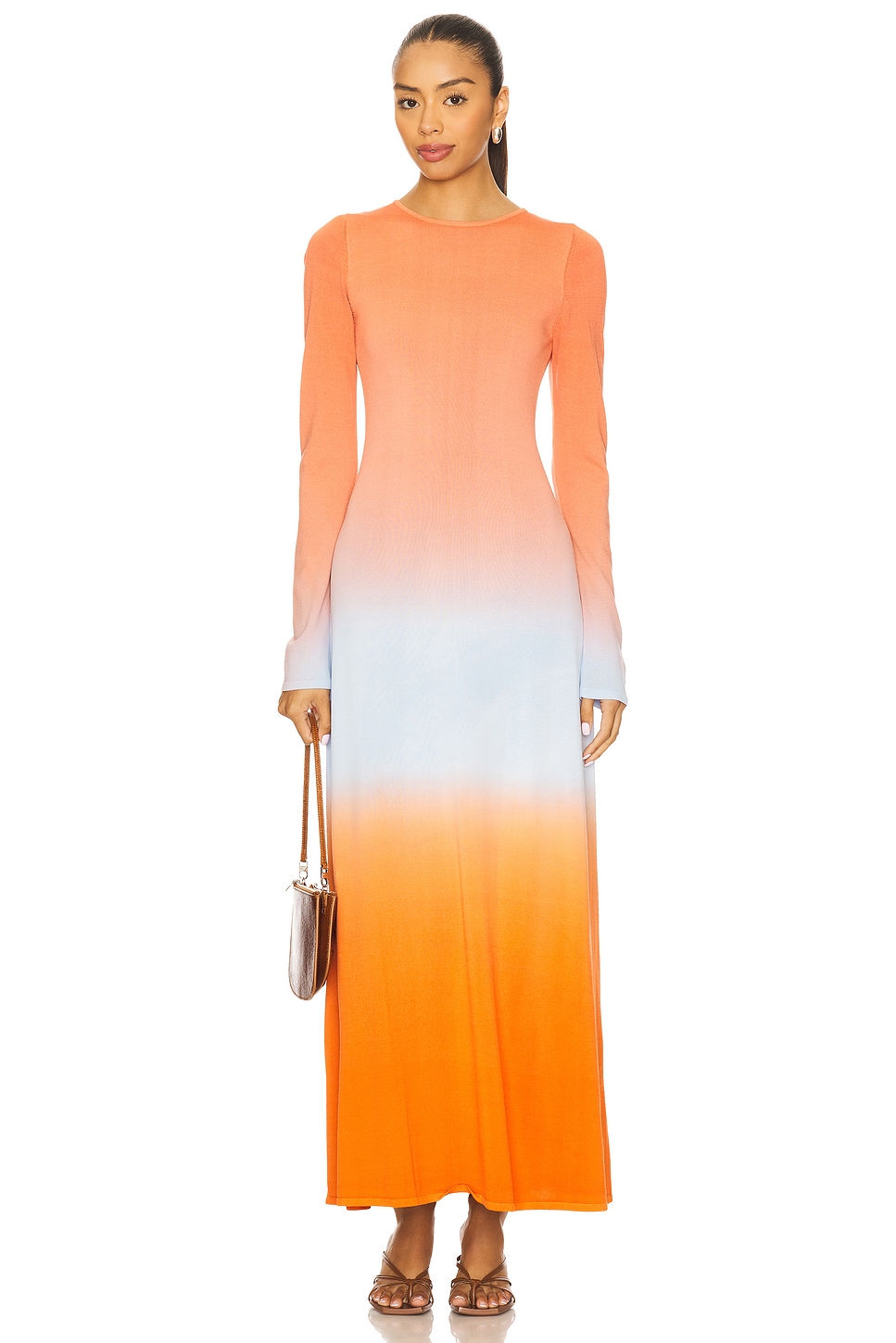 Solid & Striped MAXIVESTIDO DORA in Ombre Peachy Keen