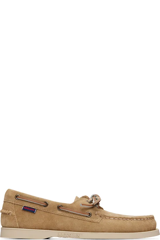 Beige Portland Flesh Out Boat Shoes