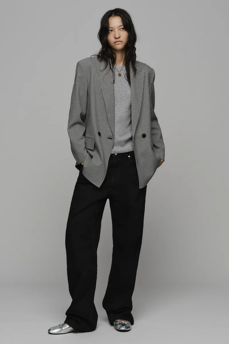 OVERSIZED DOUBLE-BREASTED BLAZER