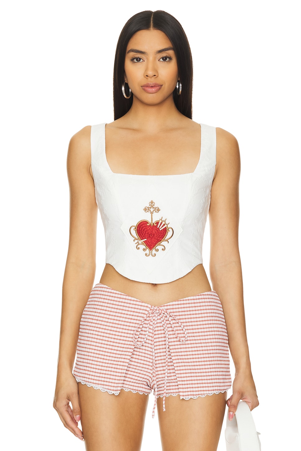 LOBA Corazon Top in Ivory