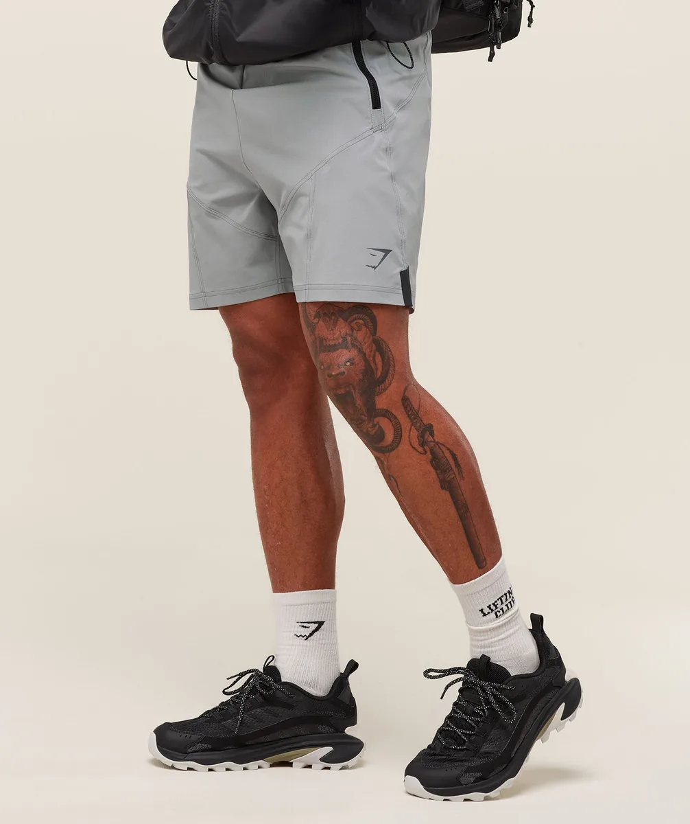 Gymshark Tactical 6" Short - Smokey Grey