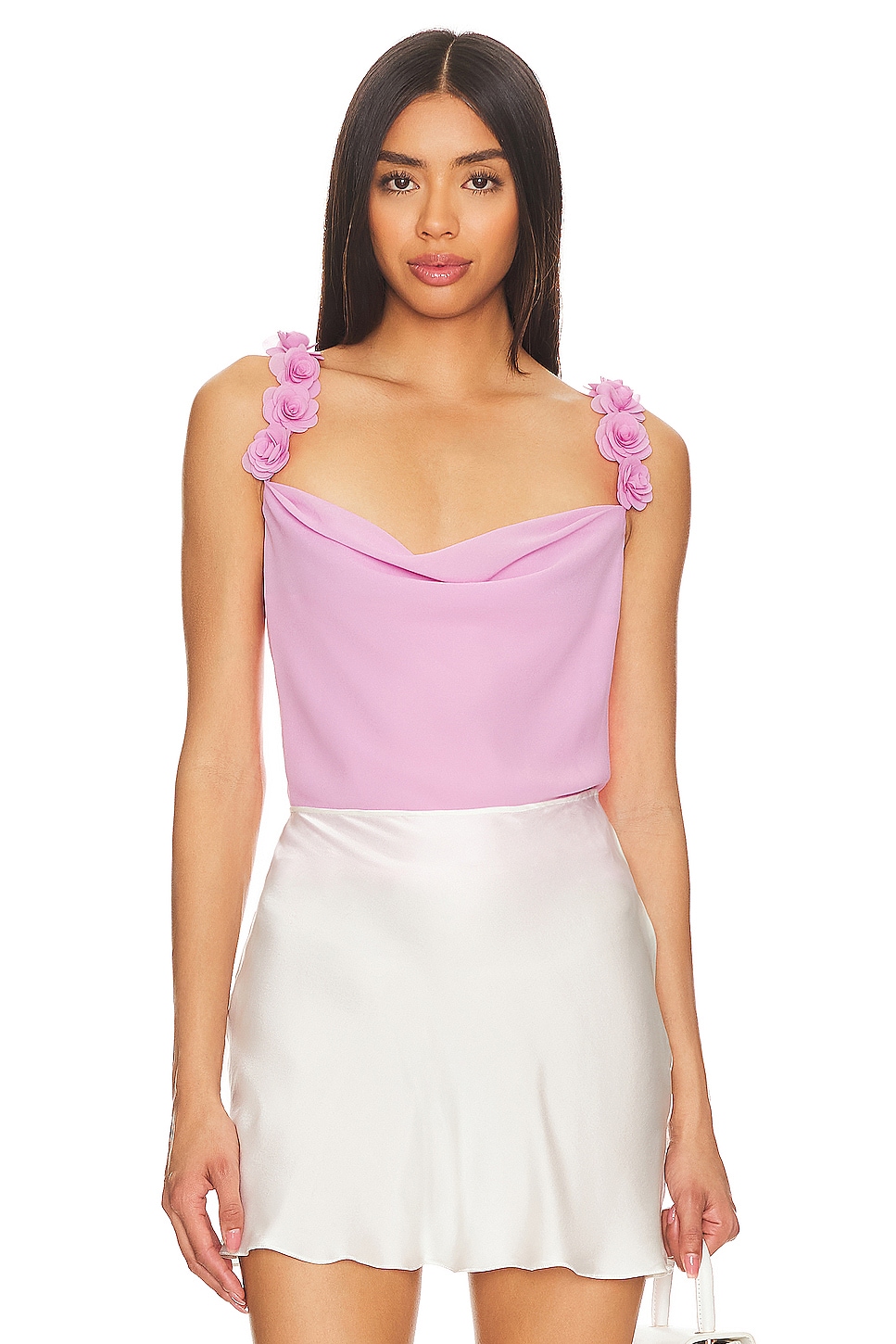 MAJORELLE Brittan Top in Bubblegum Pink