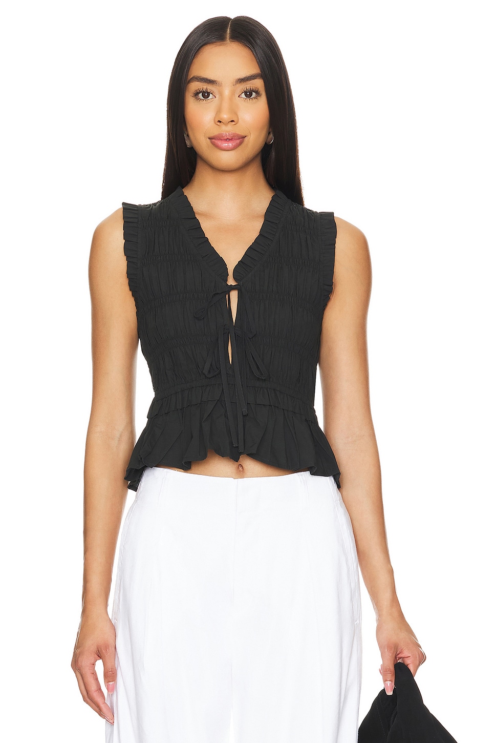 Rails Martine Top in Black