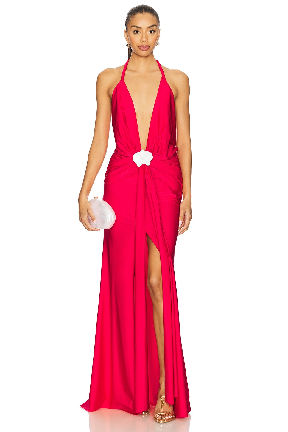 Shani Shemer Olesia Maxi Dress in Raspberry