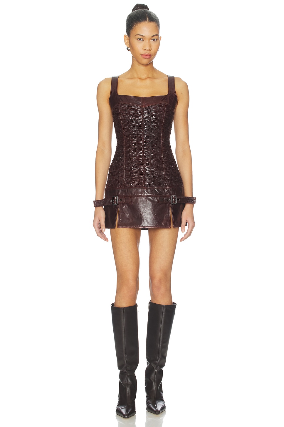 KNWLS SMK Dress in Brown