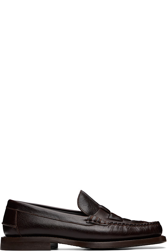Brown Nombela Waxed Loafers