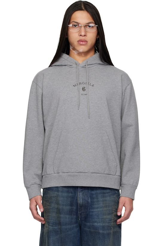 Gray Logo Hoodie