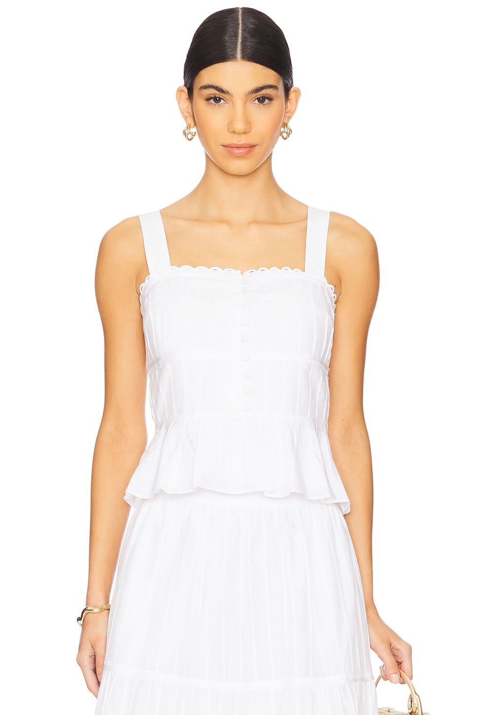 La Ligne Corset Top in Ivory