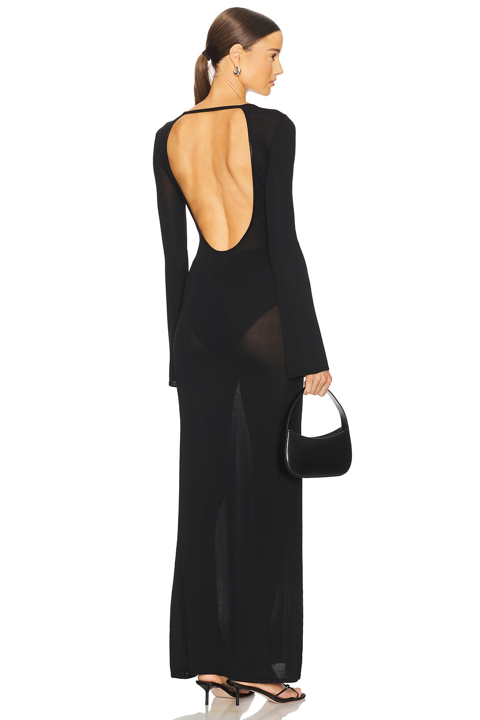 LOBA Breah Maxi Dress in Black