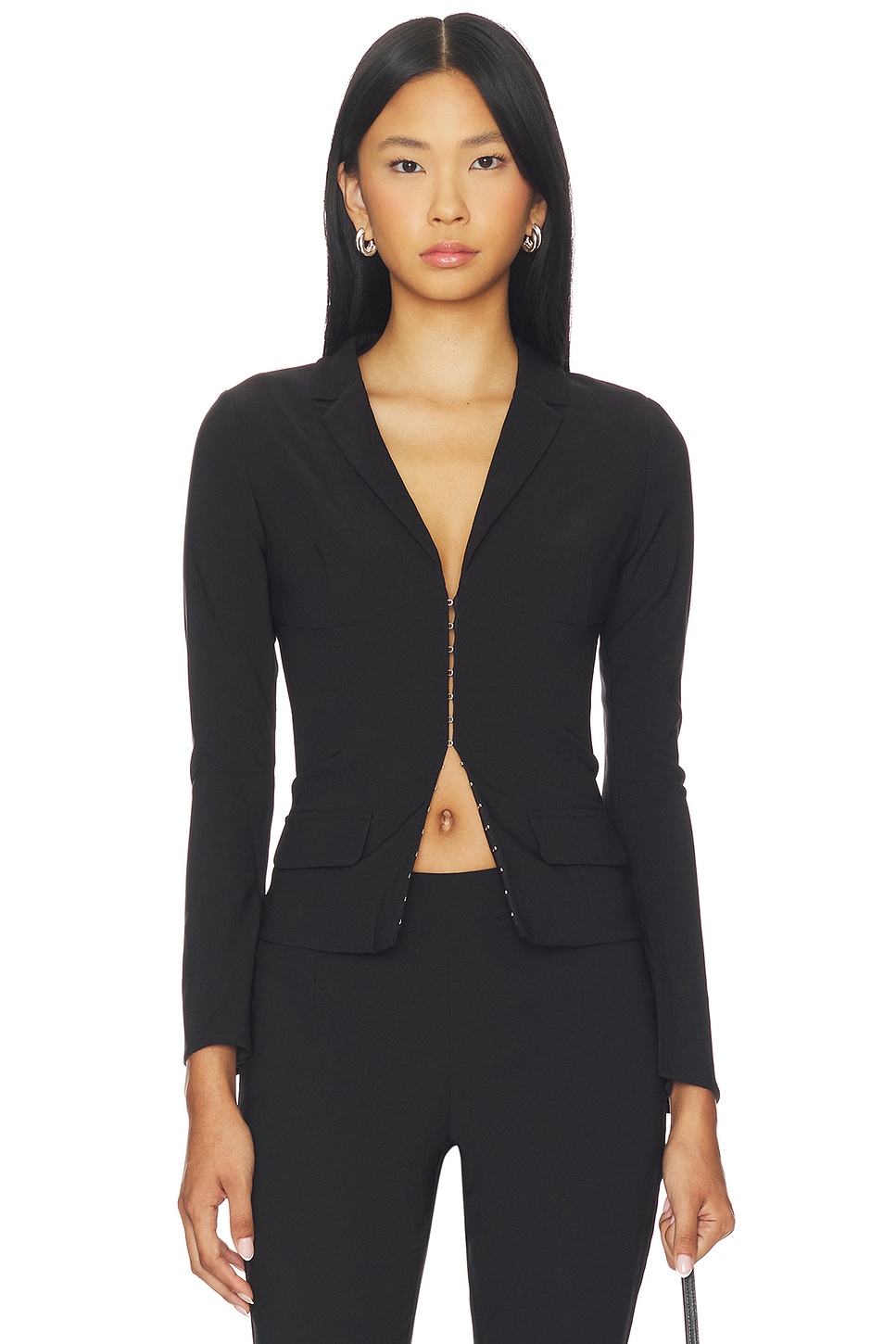 Runaway The Label Tashi Top in Black