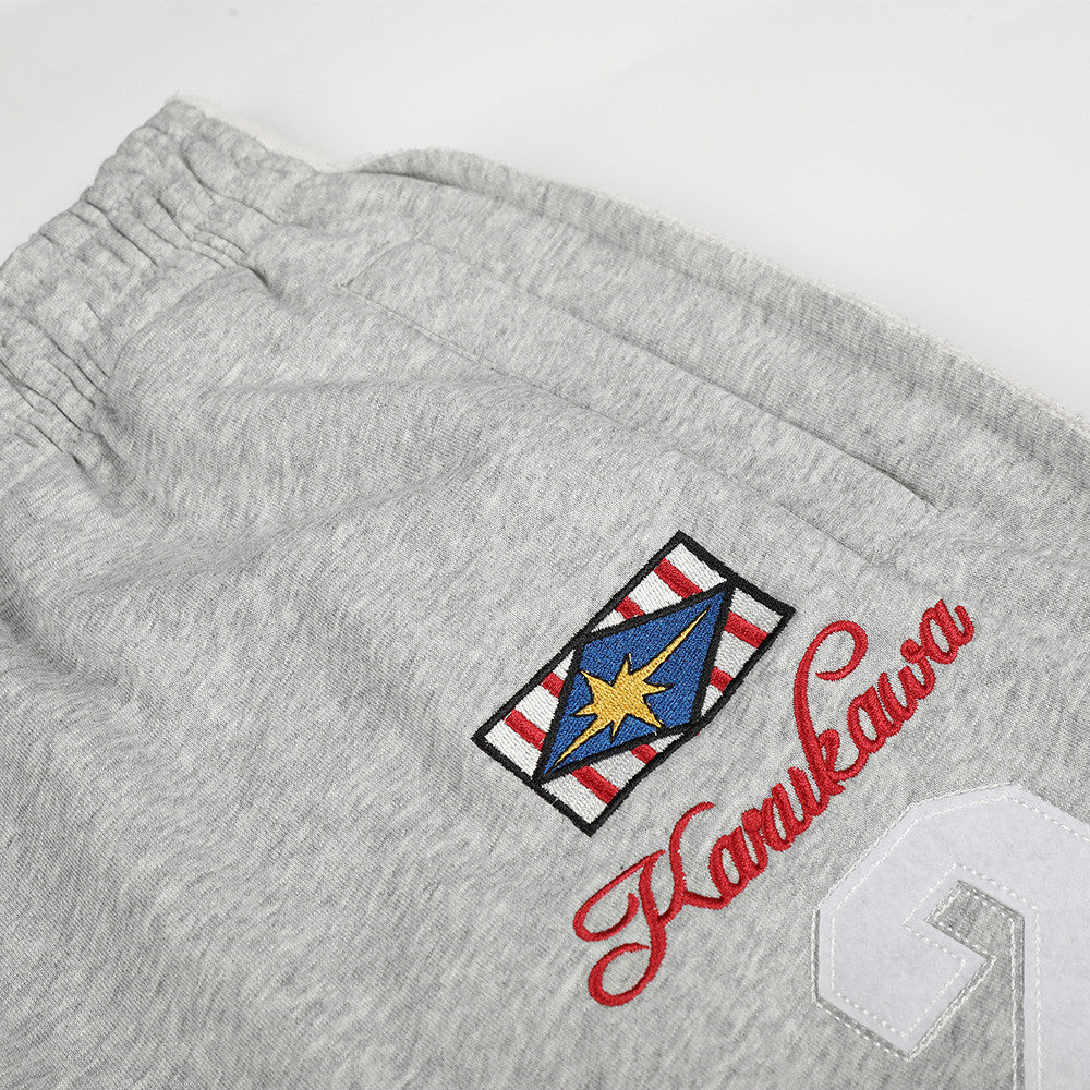 Wide-Leg Sweatpants with Embroidered Number Graphic - Image 12