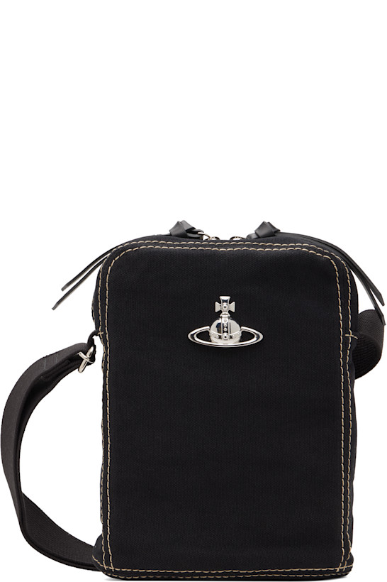 Black Luke N/S Crossbody Bag