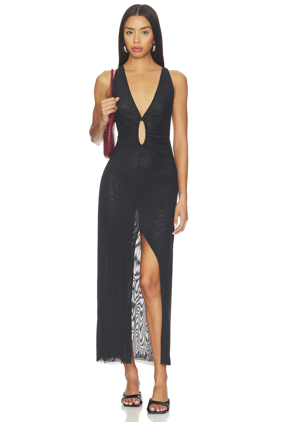 Vix Swimwear Aimee Midi Cover Up in Black