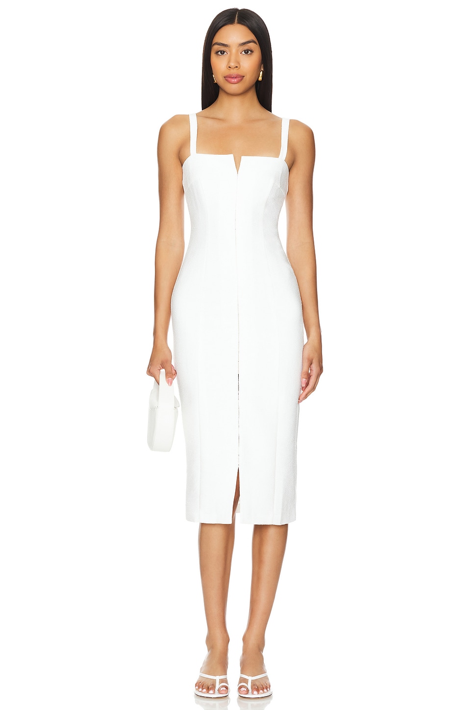 Amanda Uprichard Tisha Dress in White