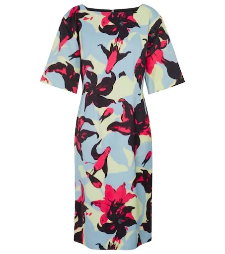 Printed midi dress