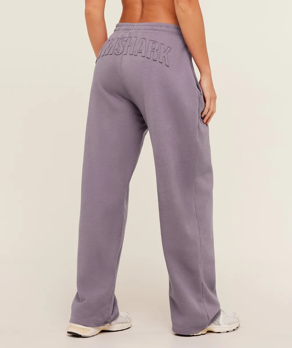 Gymshark Power Washed Joggers - Dusk Purple/Acid Wash Small Ball