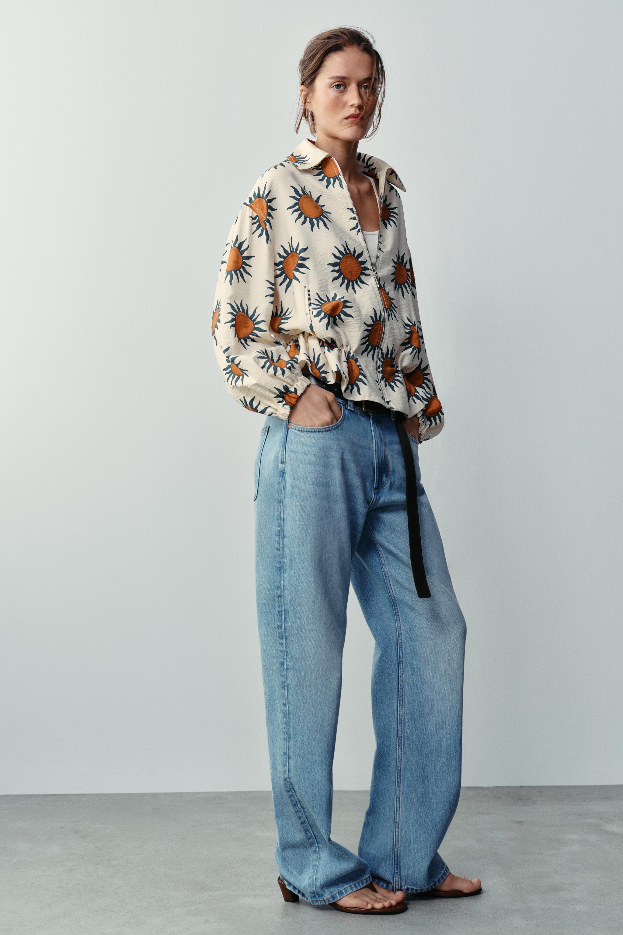 PRINTED BOMBER JACKET
